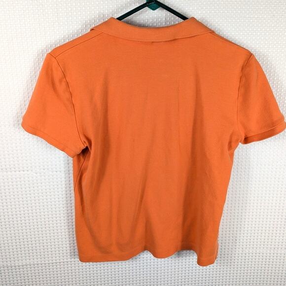 Lauren Ralph Lauren Men’s Large Slim Fit Polo Shirt Orange Cotton LRL Logo USA - Picture 3 of 3